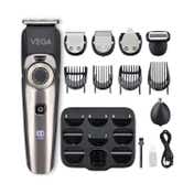 Vega 9 in 1 Pro Multi Grooming Trimmer for Men 150 Runtime 120 Min Charge USB Type C VHTH-32