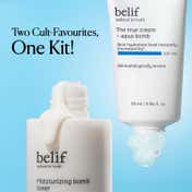 Belif The Aqua Special Kit Aqua Bomb Gel Moisturizer and The Moisturizing Bomb Milky Toner (2 pcs)