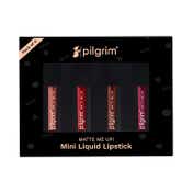Pilgrim Matte Me Up! Mini 4 In 1 Liquid Lipstick - Always On Top (4 pcs)