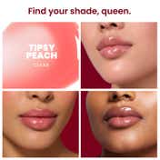 Foxtale Plumping Ceramide Lip Balm for Hydrated & Smooth Lips with Gloss Finish - Peach (3.5 ml)