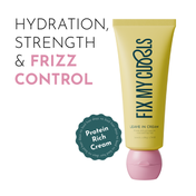 Fix My Curls Leave In Cream for Curly and Wavy Hair (50 g)