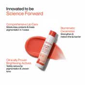 WishCare Tinted Ceramide Lip Balm with SPF50 PA++++ Kojic Acid & Niacinamide - Coral Peach (5 g)