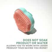 Alan Truman Super Soft Shampoo and Scalp Massage Brush - Green and Pink (1 pc)