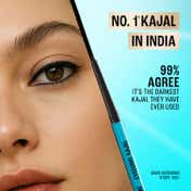 Lakme 9 to 5 Eyeconic Kajal Pencil, Smudgeproof Waterproof Lasts up to 24H - Classic Brown (0.35 g)