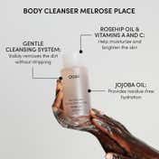OUAI Merry On Melrose Kit - Shampoo Scalp & Body Scrub & Body Cleanser (3 pcs)