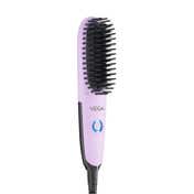 Vega Mini Hair Straightener Brush-Natural Straight in Few Min for Women 2 Heat Settings (VHSB-05)