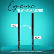 Lakme 9 to 5 Eyeconic Kajal Waterproof Smudgeproof Lasts 24 Hrs - Sparkling Black (0.35 g)