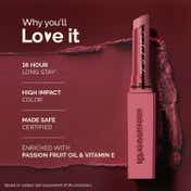 Mamaearth Luxe Matte Long Stay Lipstick with Passion Fruit Oil - Crushed Nude (2 g)