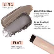 Oulac Brow & Eye Perfect Finishing Compact - 05-Brunette (3.2 g)