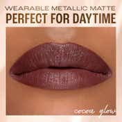 Lakme Be-Jewel Shimmer Lip Liquid with Ceramides, Luminous Matte Finish - 303 Cocoa Glow (3.5 ml)
