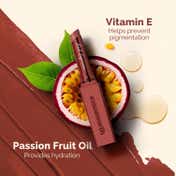 Mamaearth Luxe Matte Long Stay Lipstick with Passion Fruit Oil - Red Espresso (2 g)