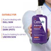 CeraVe Brightening Vitamin C Face Wash For Dull & Uneven Skin, Reduces Dark Spots (236 ml)