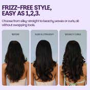 Heatwave Nova Styler 3-in-1 Hair Straightener & Curler - Lavender