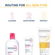 Bioderma Photoderm Aquafluide Claire SPF 50+ PA++++ Tinted Sunscreen, All Skin Types,In Vivo Tested (40ml)