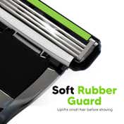LetsShave Pro 4 Shaving Razor For Men - Black, Grey