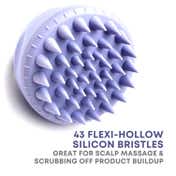 Alan Truman Scalp SOS Scalp Massage & Shampoo Brush - Purple (1 pc)