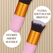 Bronson Professional FAT Brush for Face Powder and Blush - Color May Vary (1 pc)