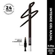 FAE BEAUTY Eye-Deal Intense Gel Kajal With Sharpener & Fine Bristle Brush Shade - Black Sesame (0.35 g)
