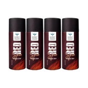 Bombay Shaving Company Red Spice Combo Deodorant Spray For Men (4 x 150 ml)