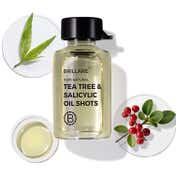 Brillare 5% Tea Tree Hair Oil Shots for Dandruff and Itchy Scalp with 1% Salicylic Acid (48 ml)