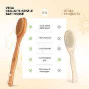 VEGA Cellulite Bath Brush Dry Body Brush & Massage for Men & Women Body Scrubber Brush (NBA-1/1)