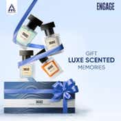 Engage Luxury Travel Sized Gift Pack Eau De Perfume For Men - (4 Pcs)