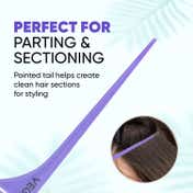 Vega Rat-Tail Comb for Hair Styling for Hair Sectioning & Hair Styling (1272)