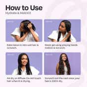 Manetain Leave In Conditioner & Hard Hold Gel For Hair (2 pcs)