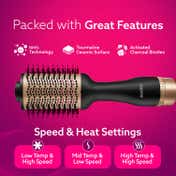 AGARO HV2179 Volumizer Hair Dryer - Gold and Black
