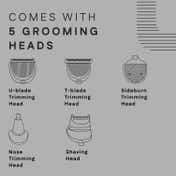 WINSTON Groom Pro 5-In-1 Men's Grooming Set