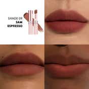 Yves Saint Laurent Lovenude Lip Blusher Soft Blurring Matte Lipstick - Shade 09 3AM Espresso (3 g)