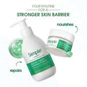 Simple Barrier Repair+ Hydrating Cleanser with 11% Ceramide Boosters Face Wash for Women (150 ml)