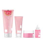 Plix Guava & Roses Regime for Hydrated, Glowing Skin (4 pcs)