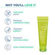Bioderma Sebium Actif Cleanser with Salicylic & Glycolic Acid for Acne Prone, Oily Skin (45ml)