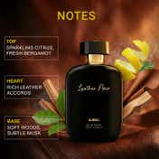 Ajmal Leather Noir Eau De Parfum Long Lasting Leather Perfume for Men (100 ml)