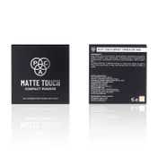 PAC Matte Touch Compact Powder Buildable Coverage Lightweight Sweat Resistant - 150 Tan (12 g)