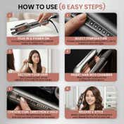 VGR V-581 Automatic Hair Curler for Women 5 Temperature Settings Fast Heating
