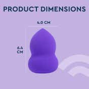 GUBB Pear Shaped Beauty Blender - Purple