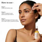 BiE Illuminating Face Oil with Kumkumadi Oil, Squalane, Licorice for Glowing Skin (10 ml)