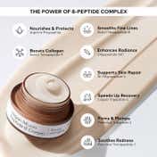 The Face Shop Alltimate Vegan Mucin 8 Peptide Cream Glutathione-Hydrating, Anti Aging, Korean(50 ml)