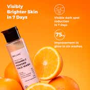 Brillare Vitamin C Powder Face Wash For Glowing Bright Looking Skin (30g)