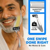 LetsShave Pro 6 Portable Razor and Transparent Shave Gel (4 pcs)