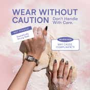 Gush Beauty Nailed It Reusable Luxury Press On Nails With Application Kit - Princess Treatment (24 pcs)