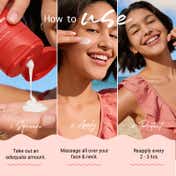 Aqualogica Detan+ Dewy Lightweight Sunscreen Gel SPF 50+ PA++++ for Normal & Dry Skin (80 g)