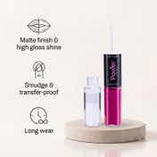 Power Beauty Double Duty Duo Lipstick + Lip Gloss  Mauve 04 + Transparent (10.5 ml)