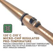 Alan Truman Gold Ceramic Wand - X-Large 38-25mm (1 Pc)