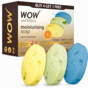 WOW SKIN SCIENCE Moisturising Soaps with Ceramide Vitamin C Green Tea Aqua (5 pcs)