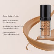 L.A. Girl PRO Coverage HD Foundation Soft Honey (28 ml)