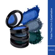Power Beauty Triple Treat 3-in-1 Eyeshadow 02 - Purple Blue Silver (7 g)