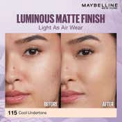 Maybelline New York Super Stay Lumi-Matte Liquid Foundation 30H Longwear - 115 (35 ml)